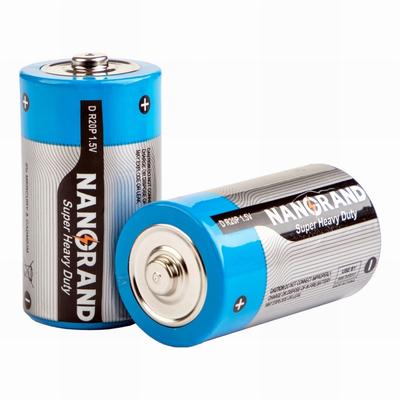 Carbon zinc D battery,2pcs/Blister